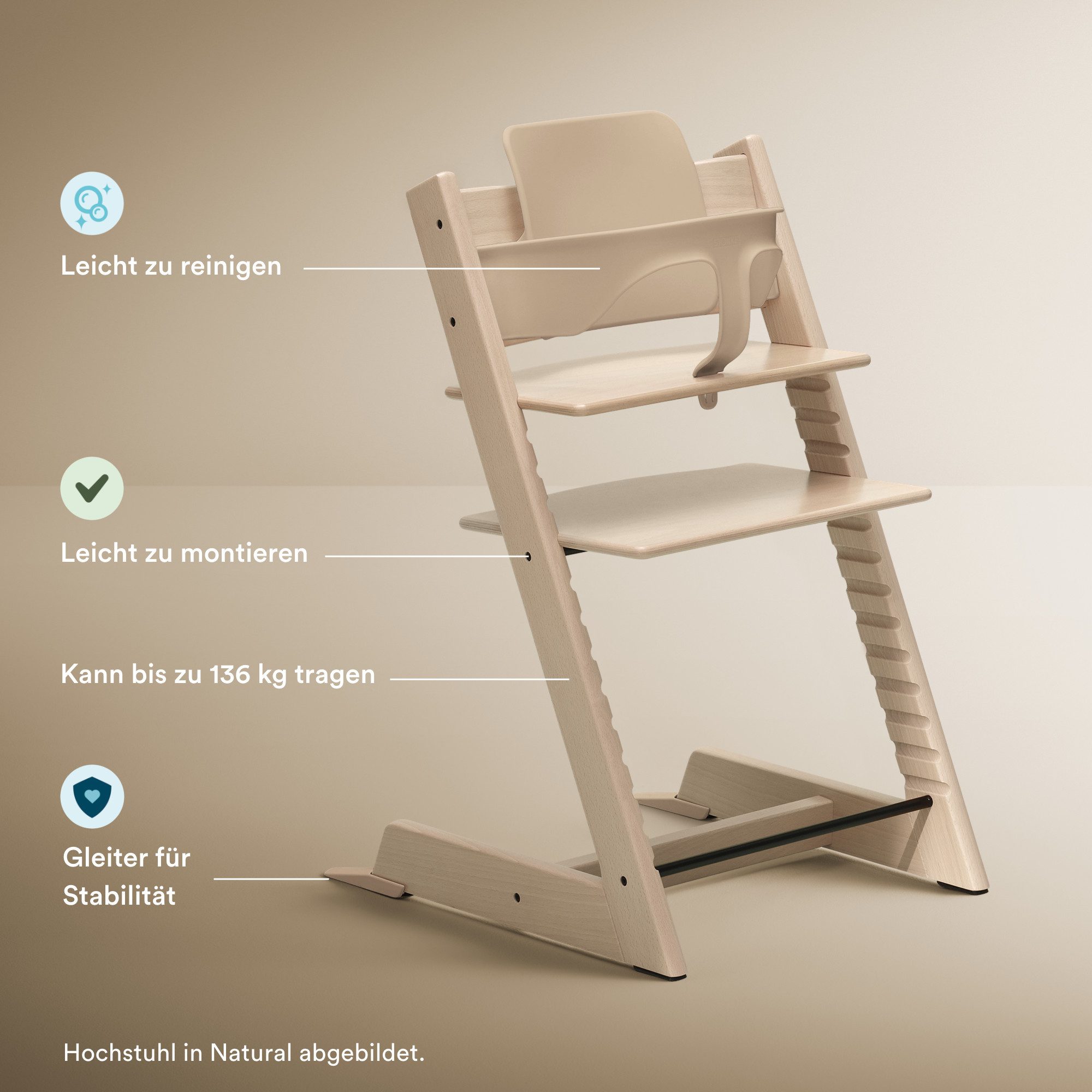 Stokke Hochstuhl Tripp Trapp® Kinderhochstuhl mit Baby Set²