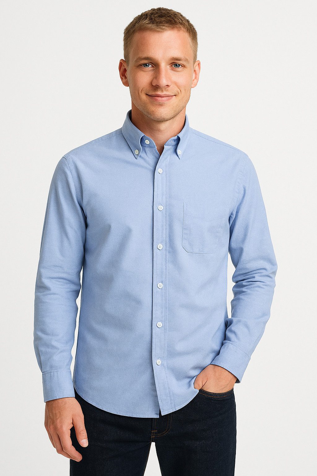 Jack & Jones Langarmhemd JJOXFORD DETAIL günstig online kaufen