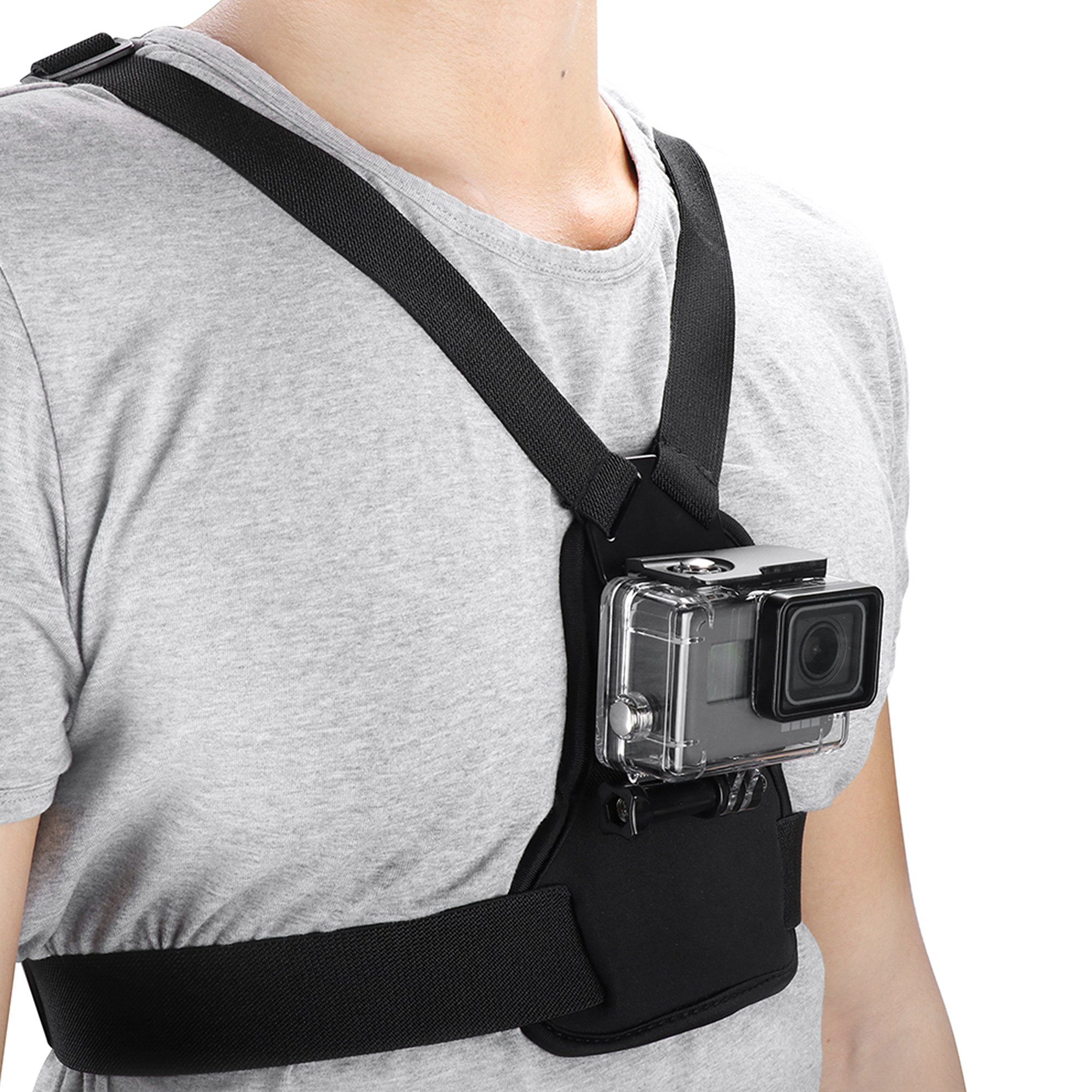 für GoPro Chest Harness Actioncam Zubehör zB ayex Sportaufnahmen Brustgurt-Halterung Mount