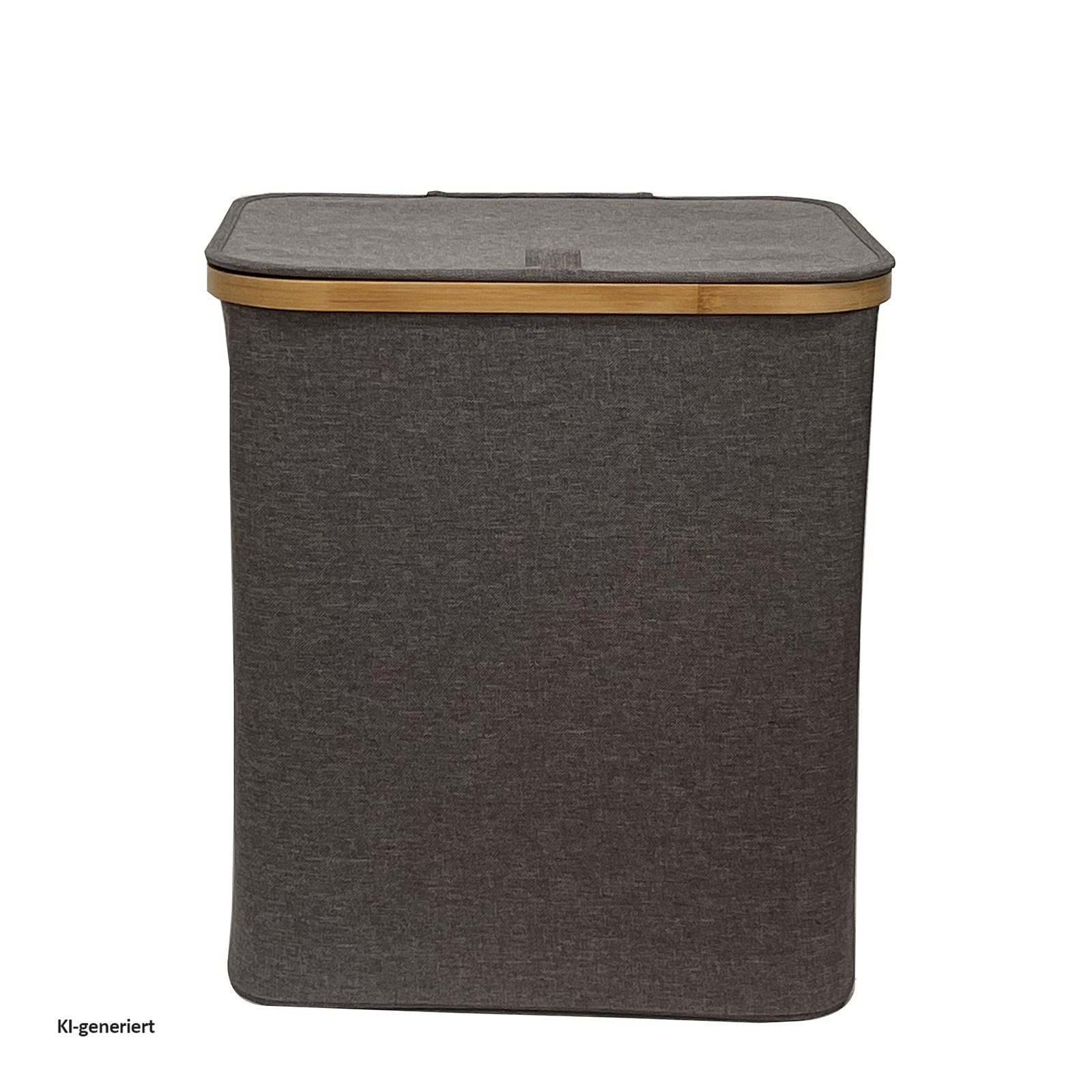 HTI-Living Aufbewahrungsbox Wäschebehälter mit Deckel Aufbewahrungsbox (Stück, 1 St., 1 Aufbewahrungsbox), Aufbewahrung Ordnungsbox Wäschesammler 60 Liter – Bild 2 von 5
