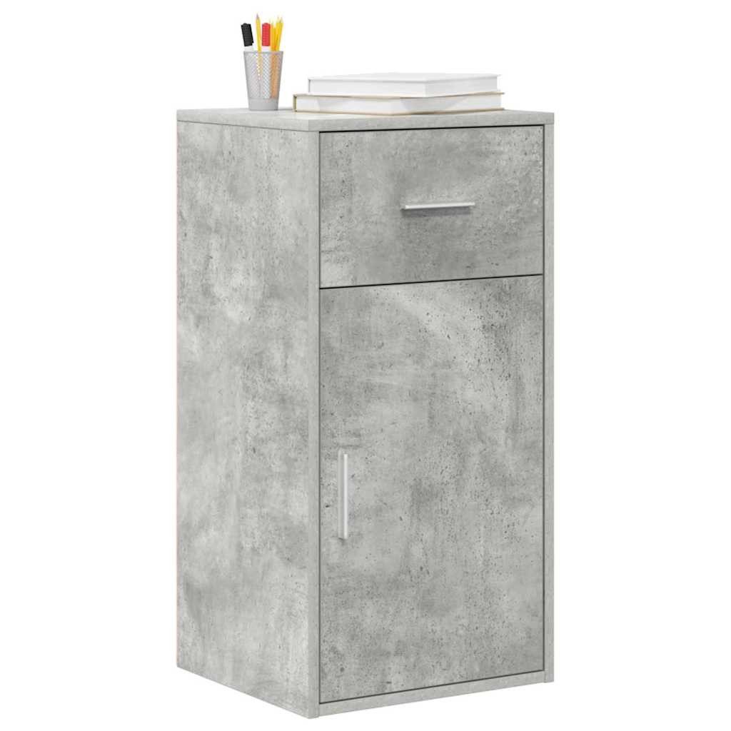 vidaXL Sideboard Sideboard mit Schubladen Beton Grau 38 x 34 x 75 cm (1 St) günstig online kaufen