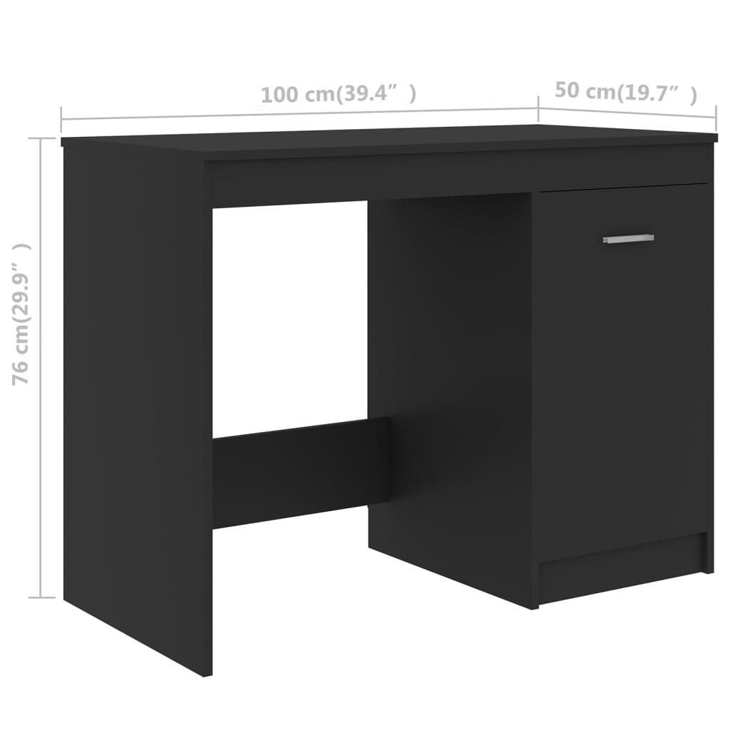 Grau cm 100x50x76 Holzwerkstoff furnicato Schreibtisch