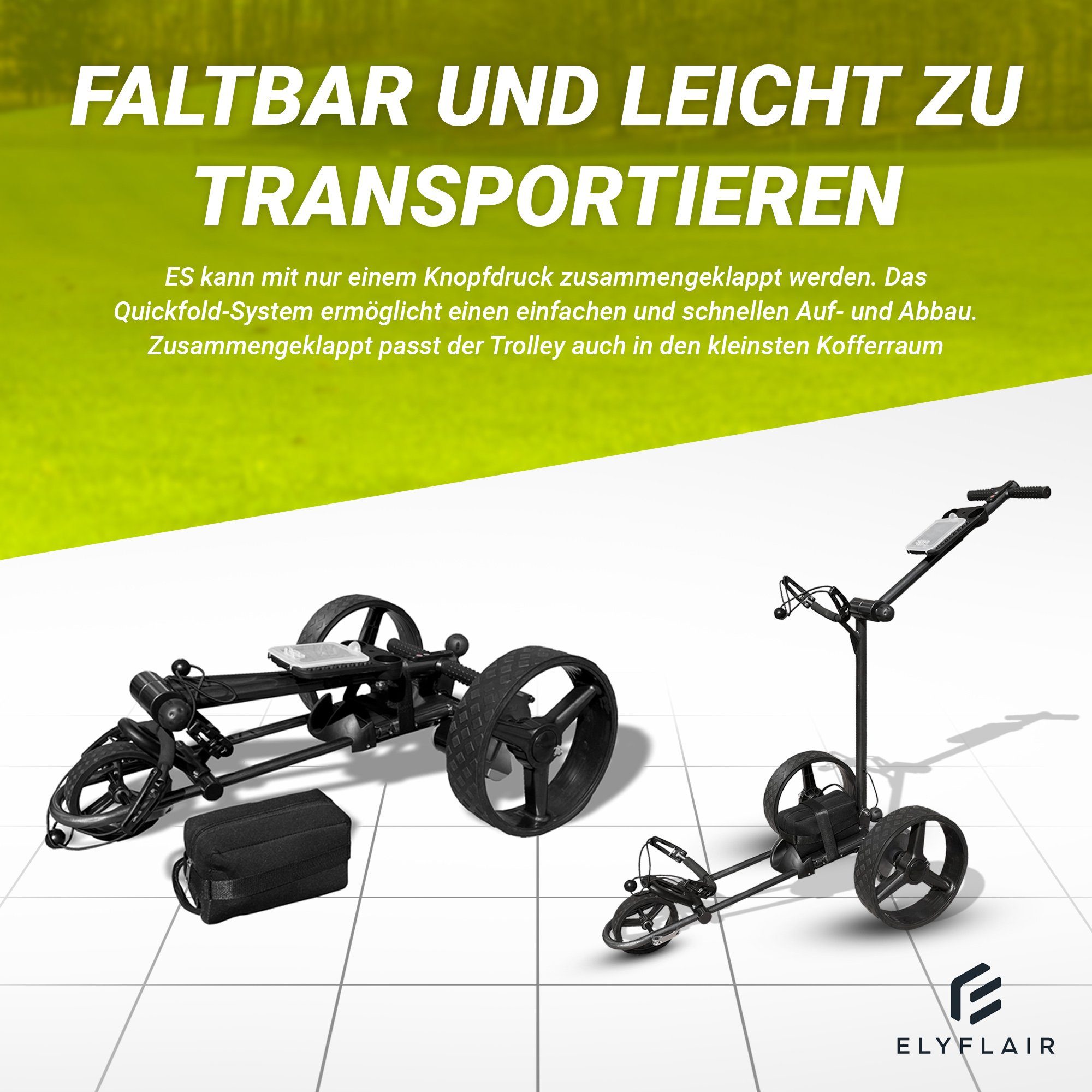Golftrolley ELYFLAIR Golftrolley ELYFLAIR® Elektrischer