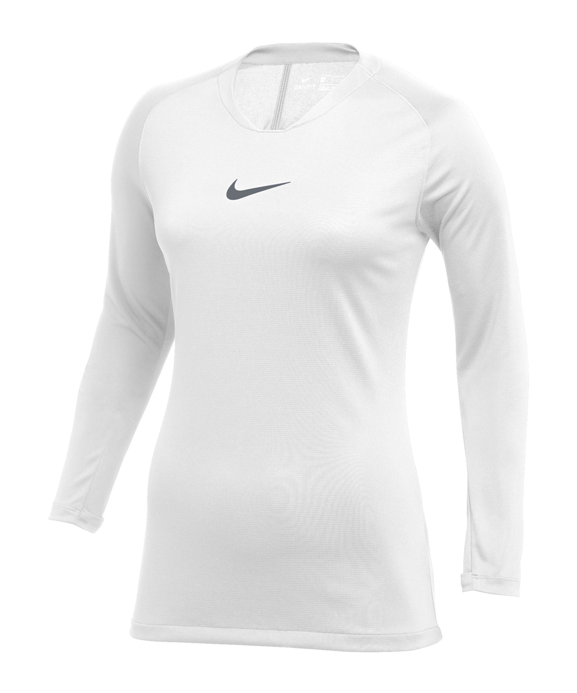 Park Nike Layer Damen weissgrau default Funktionsshirt First