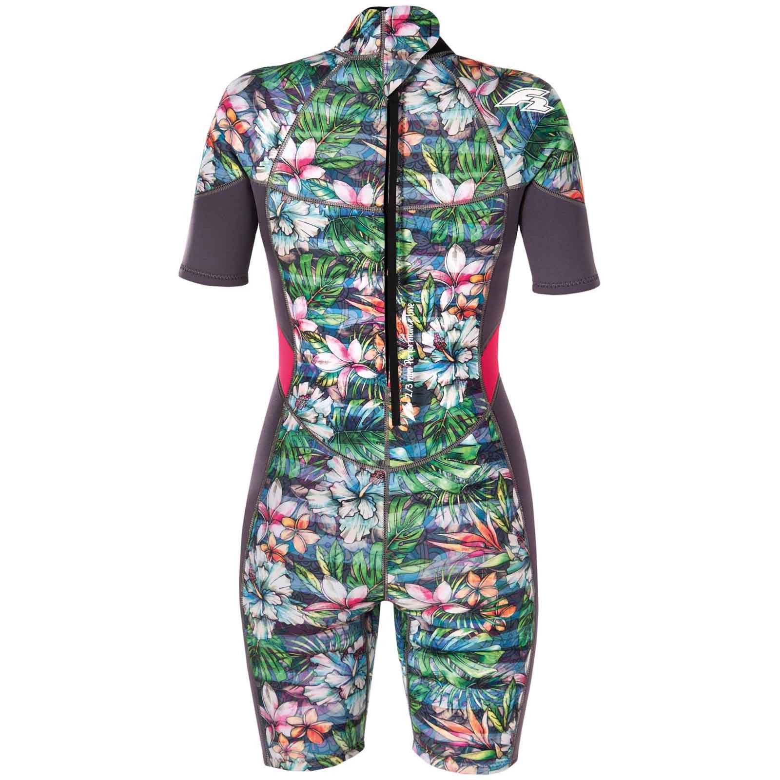 F2 Neoprenanzug F2 Damen Neopren Anzug Happiness Shorty 3/2 mm S Multicolor 2024/25