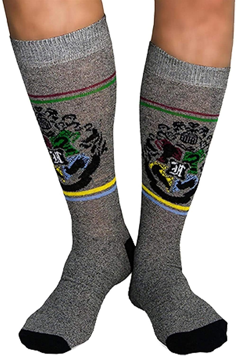 Harry Potter Feinsocken 2x Harry Potter Hogwarts - 2er Pack Socken Erwachsene + Jugendliche Strümpfe Herren und Jungen Gr.39 40 41 42 43 44 45