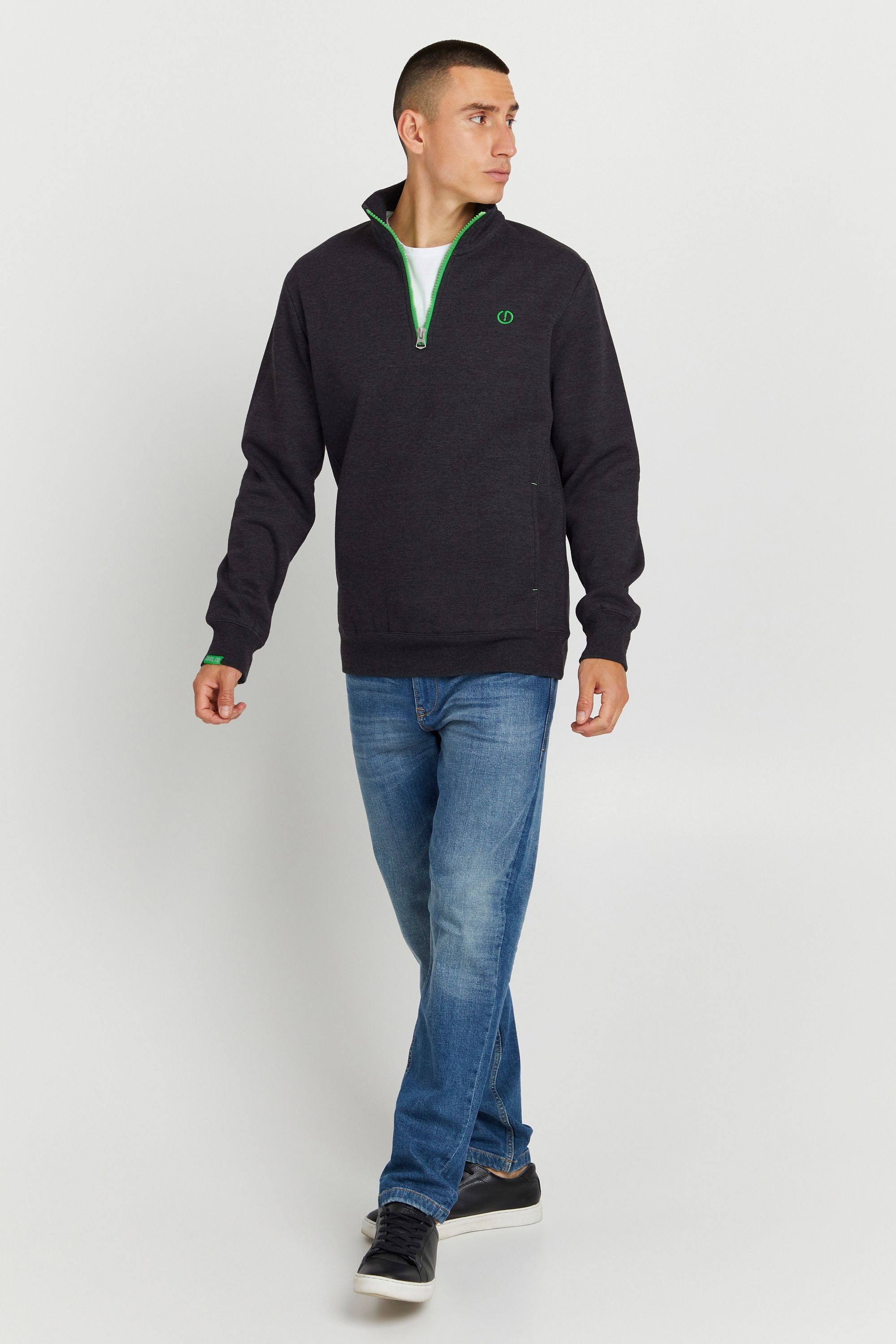 !Solid Stehkragenpullover SDBennTro Ziptroyer 21300895-ME Modischer günstig online kaufen