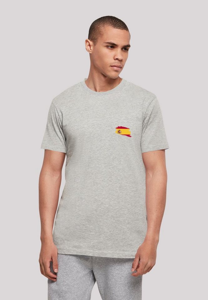 F4NT4STIC T-Shirt Spanien Flagge Spain Print