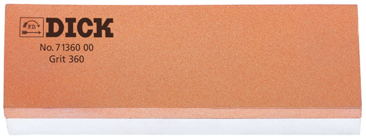 F. DICK Schleifstein, Abziehstein 200 x 50 x 25 mm mit Körnung 360 und 1000