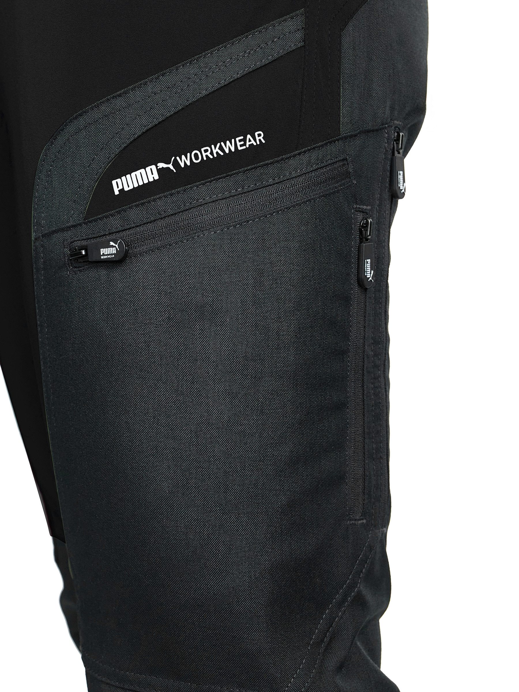 PUMA Workwear Outdoorhose Wanderhose Herren - Outdoor Hosen für Herren, Verstellbare Knopfleiste Verstärktes Nylon für Langlebigkeit - 4-Wege-Stretch - Atmungsaktiv