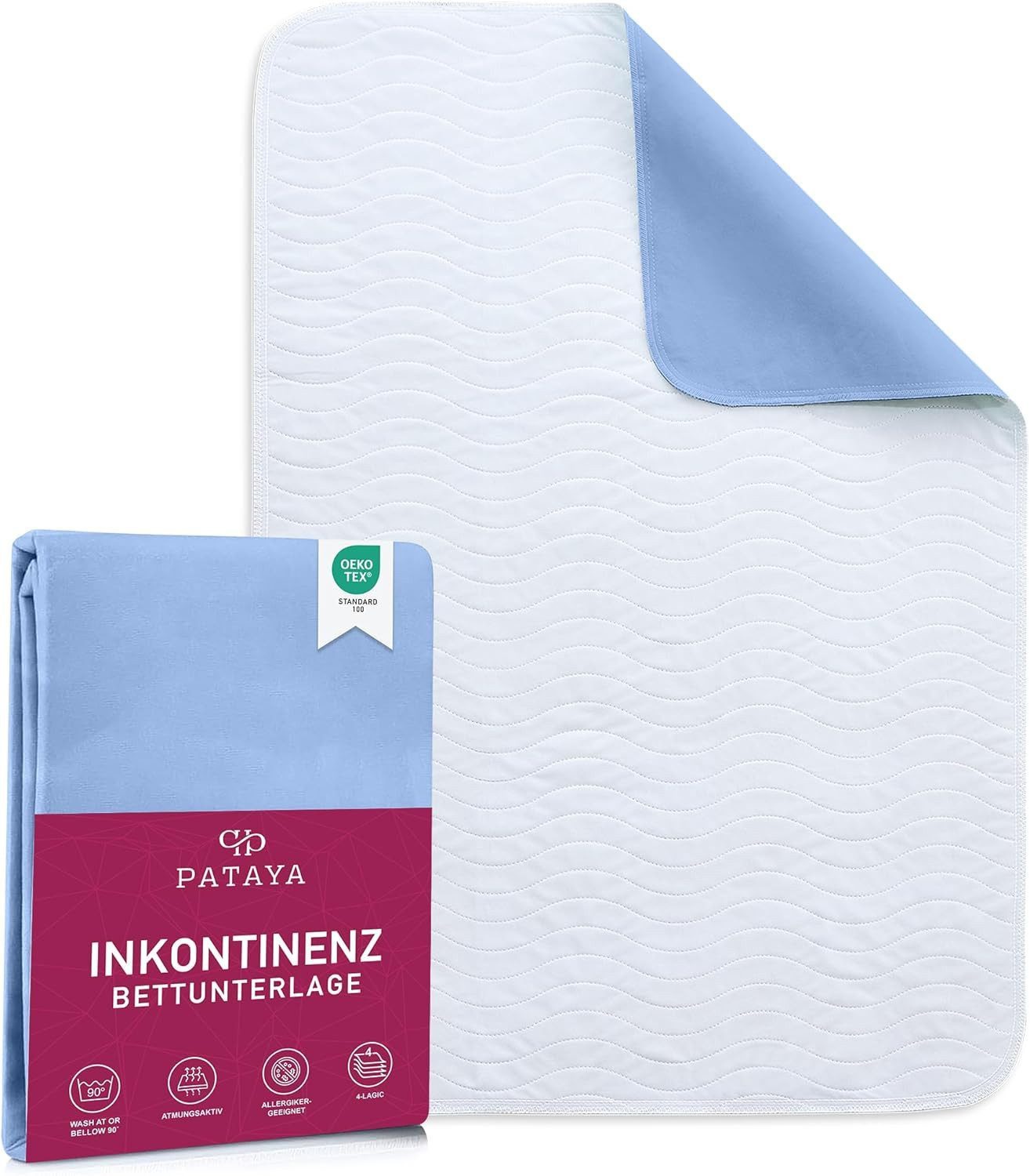 Inkontinenzauflage wasserdichte Matratzenauflage, waschbar Inkontinenzunterlage Pataya, Tierbedarf, Bettschutz