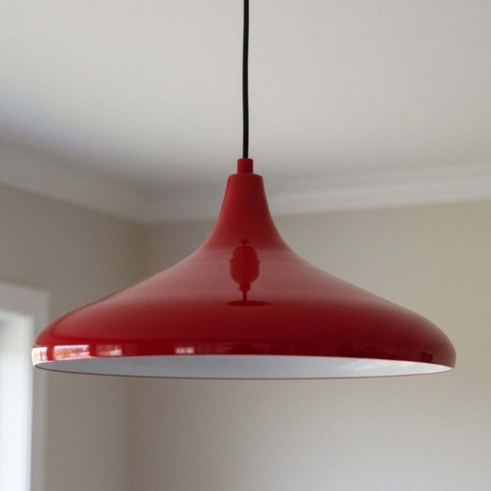 Bamyum Pendelleuchte Bamyum Pendelleuchte Durchmesser 35 cm E27 Metall Moderne Lampe, ohne Leuchtmittel