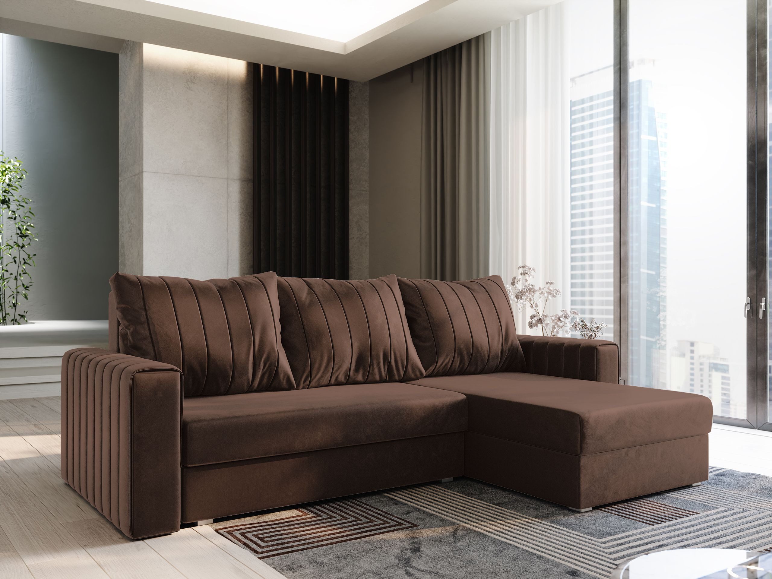 Masseno Ecksofa CARL L-Form, Sofa mit günstig online kaufen