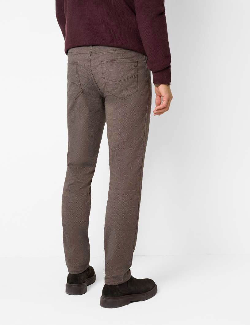 Brax 5-Pocket-Hose CADIZ Wool-Look aus softem Baumwoll-Mischgewebe günstig online kaufen