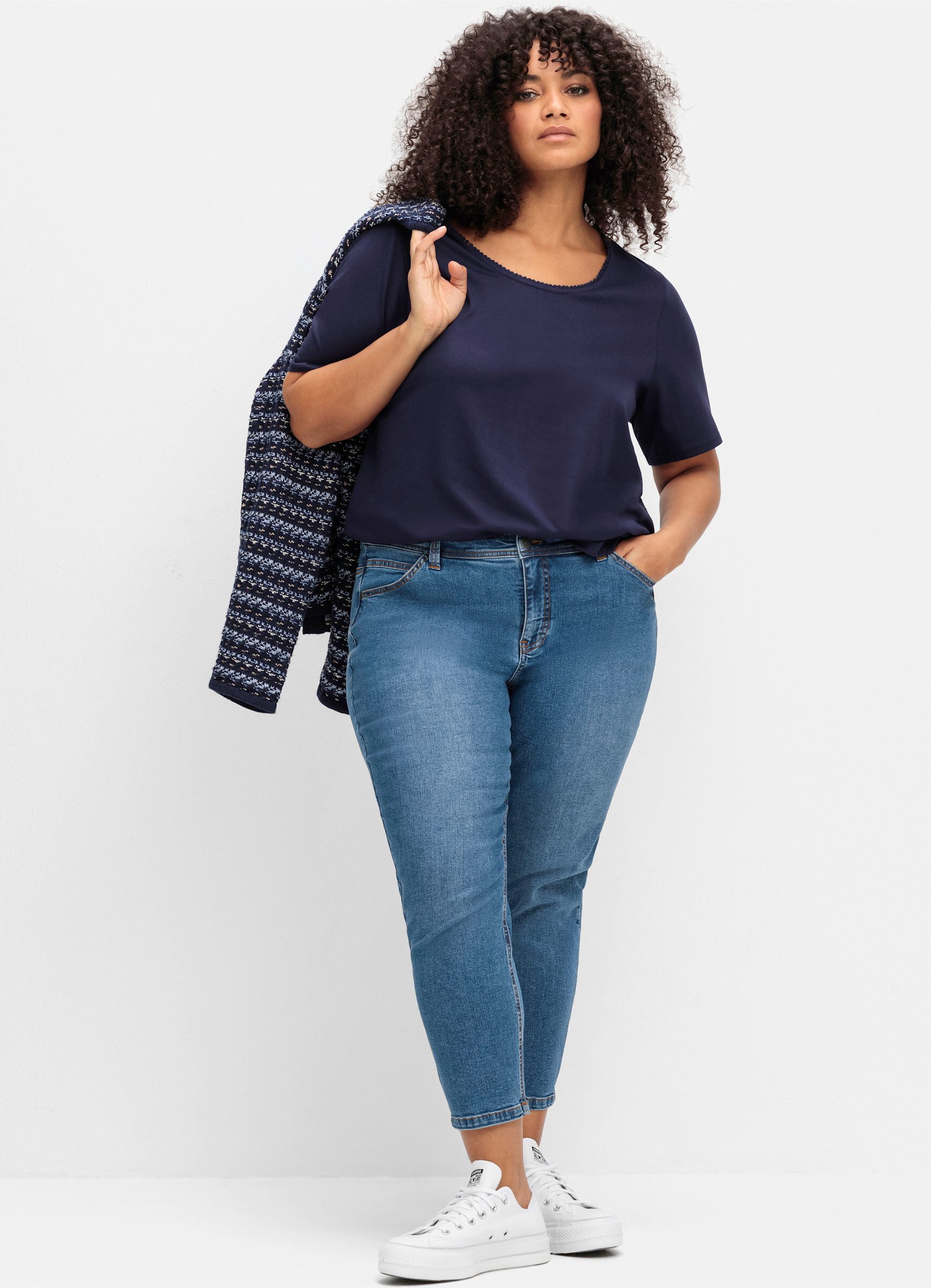 Sheego Jeansshorts 7/8-Jeans günstig online kaufen