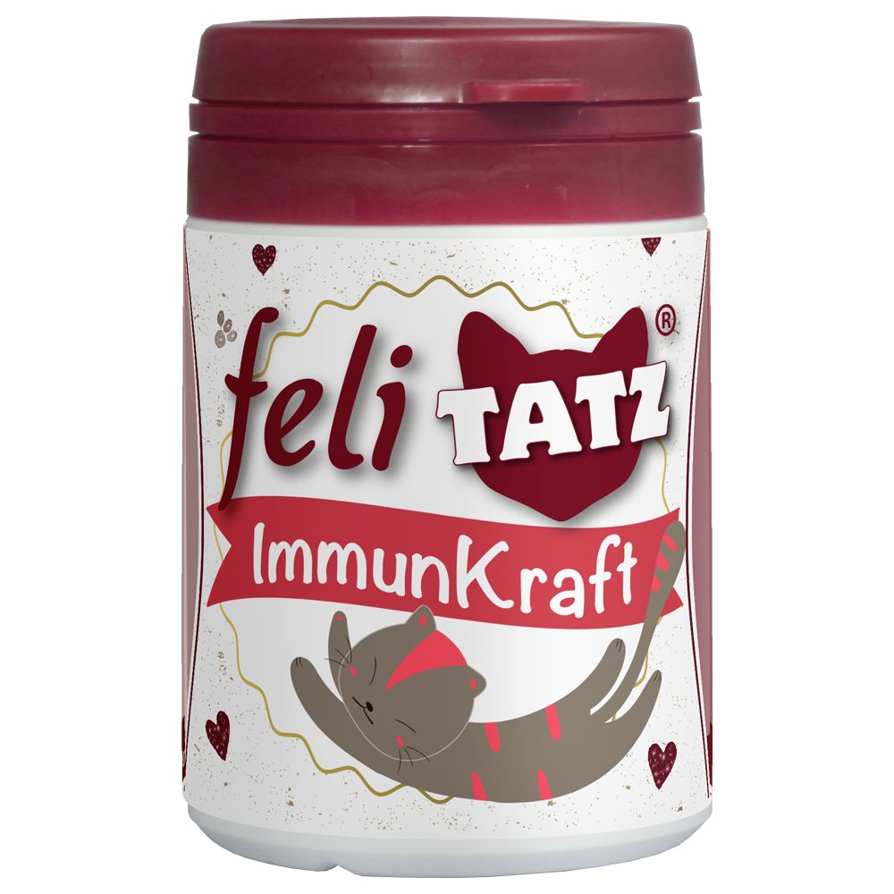cdVet feliTATZ ImmunKraft, Ergänzungsfutter für: Katzen, zur Unterstützung des Immunsystems & der allgemeinen Vitalität
