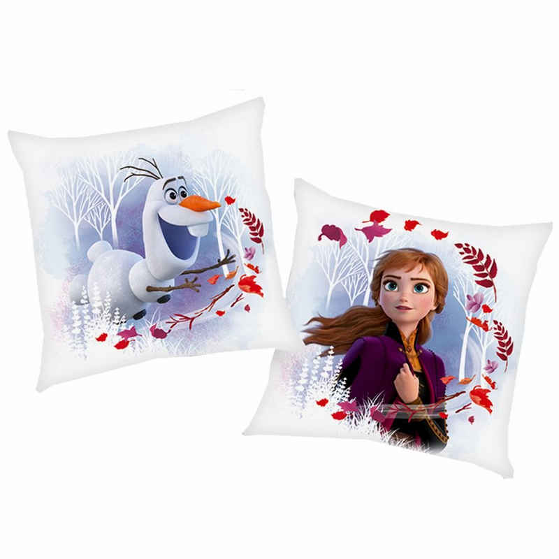Disney Frozen Dekokissen »Anna & Olaf Kinder Kissen 40 x 40cm Disney Eiskönigin Frozen II Dekokissen«