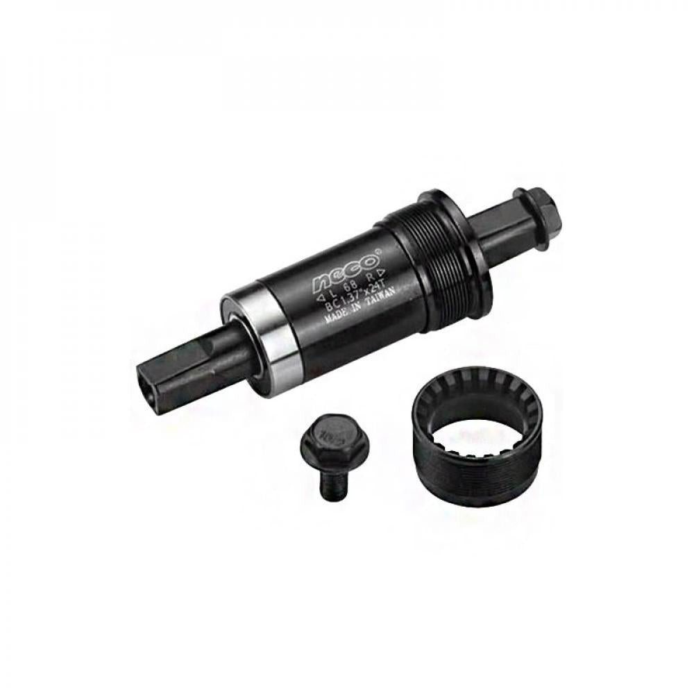 Neco Fahrradpedale NECO Innenlager 131 mm Achslänge, 68 mm BSA-Gehäuse, Nylonschalen, Vie