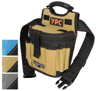 YPC Werkzeugtasche "Rapid" Gürteltasche XXL, 29x20x13cm, 5 kg Tragkraft, stabiler Tragegriff, viele Steckfächer, robust, praktisch