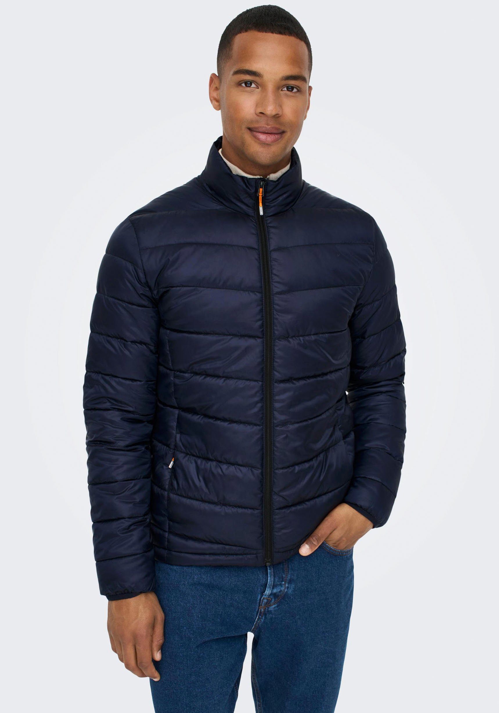 ONLY & SONS dark NOOS Steppjacke OTW navy PUFFER ONSCARVEN QUILTED