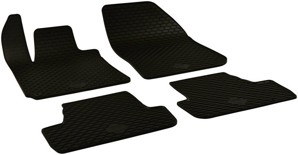 WALSER Passform-Fußmatten (4 St), für Peugeot 308 Schrägheck, für Peugeot  308 II 09/2013-Heute