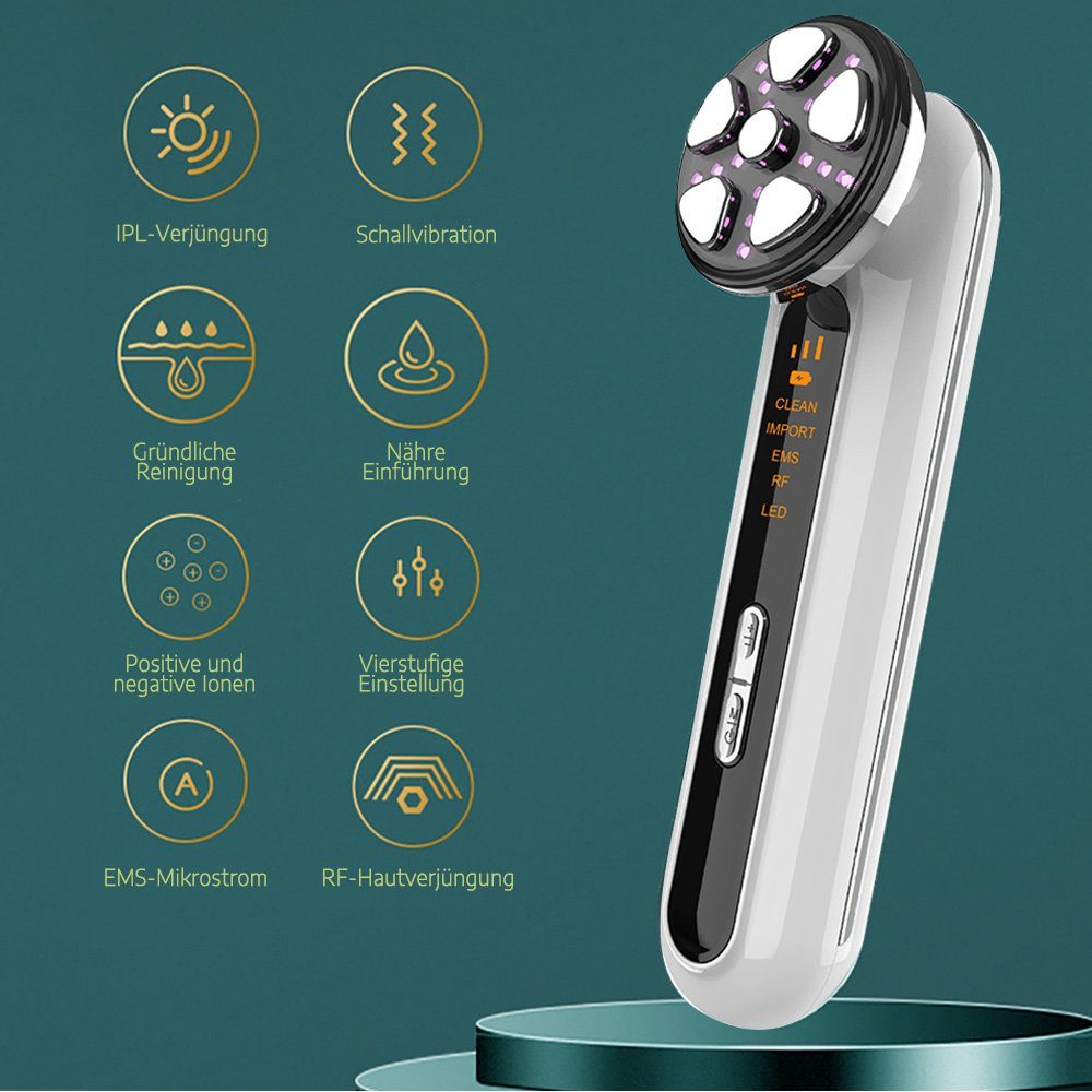Weiß Photon COOL-i Anti-Aging-Gerät, Schönheit EMS Microvibration RF Therapie ® 4-IN-1 Maschine