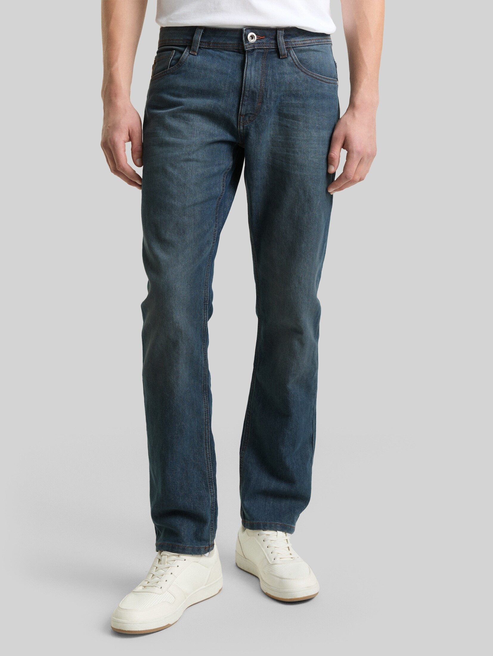 TOM TAILOR Straight-Jeans Jeanshosen TTMARVIN STRAIGHT Jeans