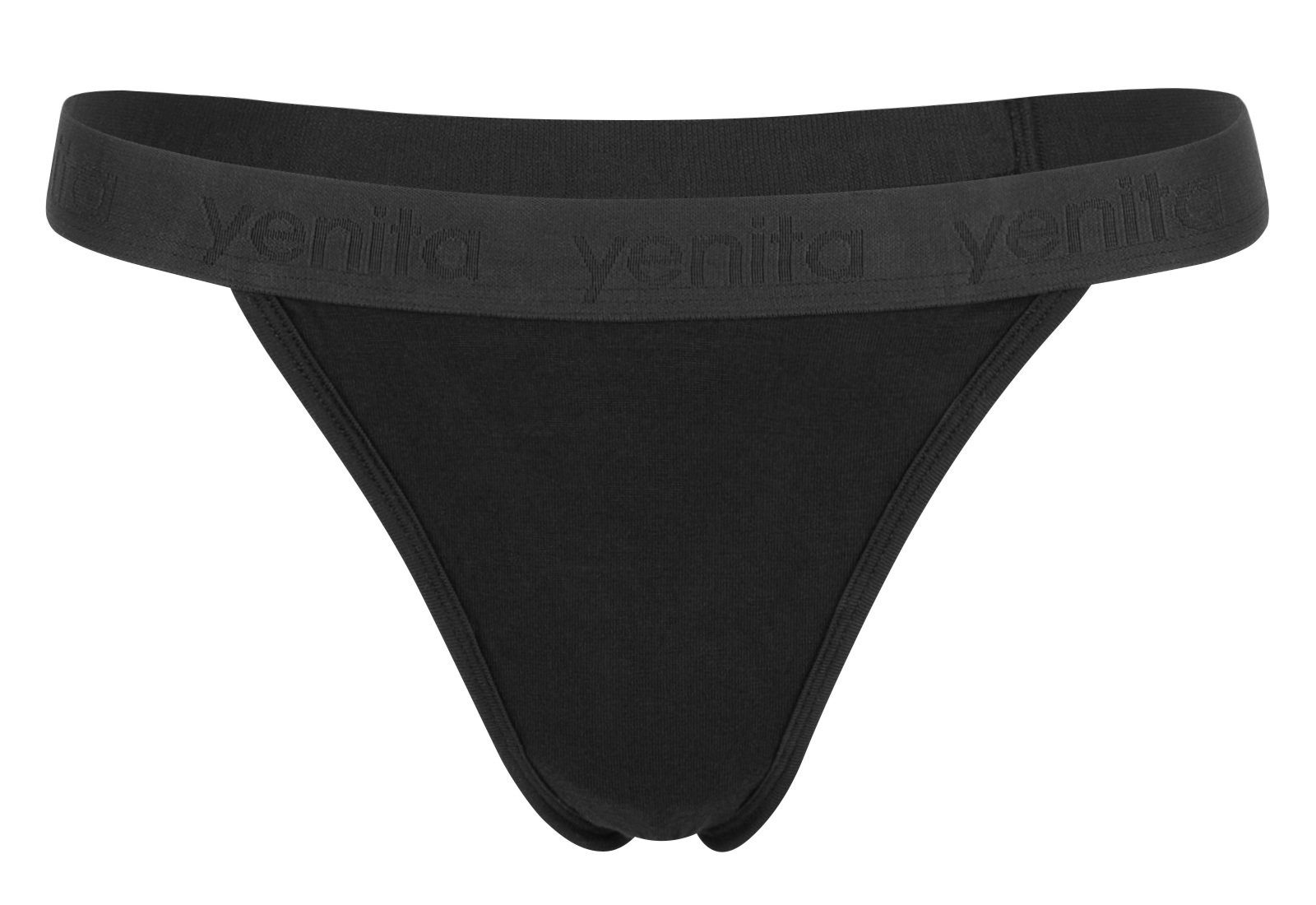 Yenita® String Damen Tanga weich und atmungsaktiv durch Bambusviskose