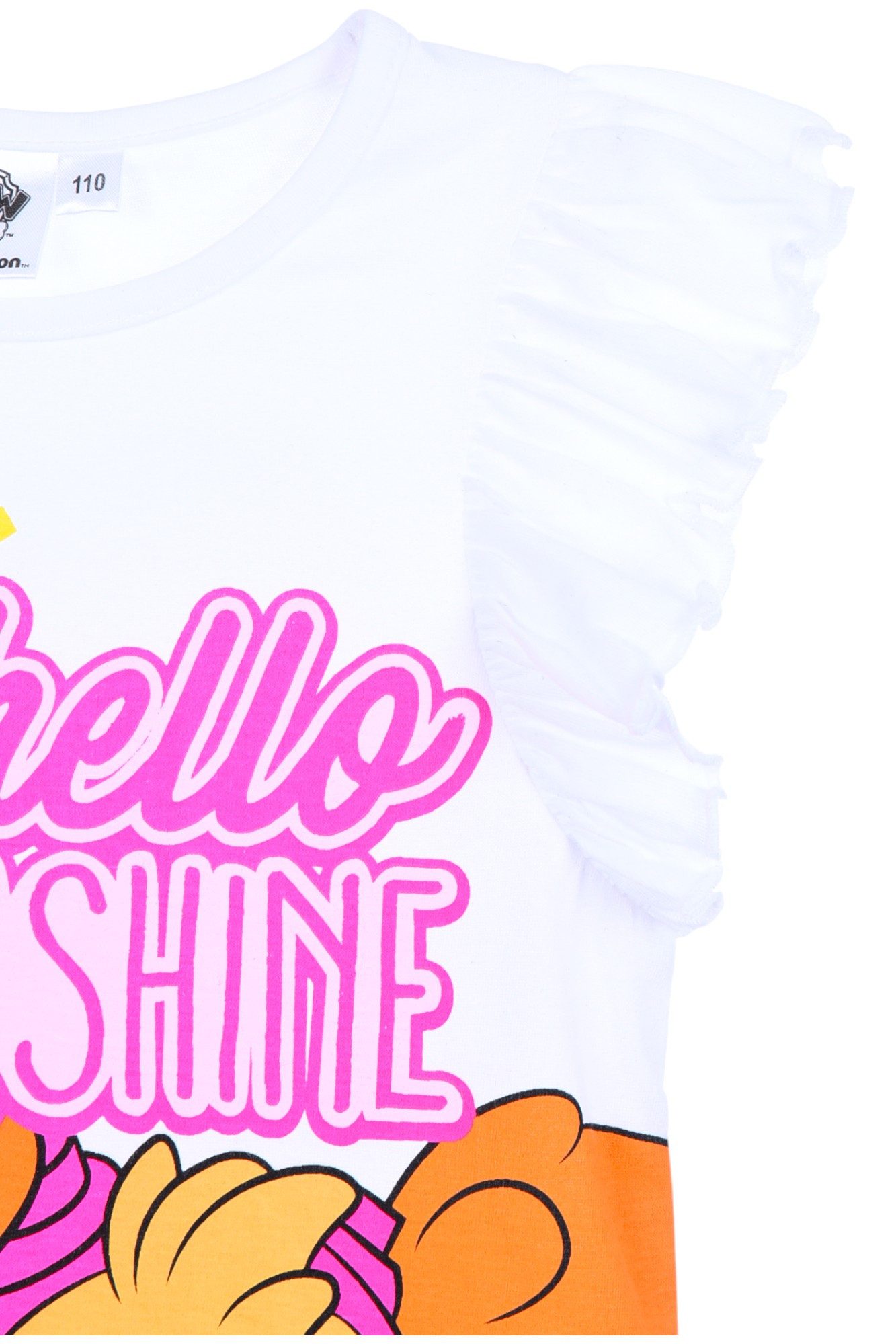 PAW PATROL Rüschentop Skye - hello Sunshine Mädchen Top mit Rüschen aus Baumwolle Gr. 98 - 116 cm