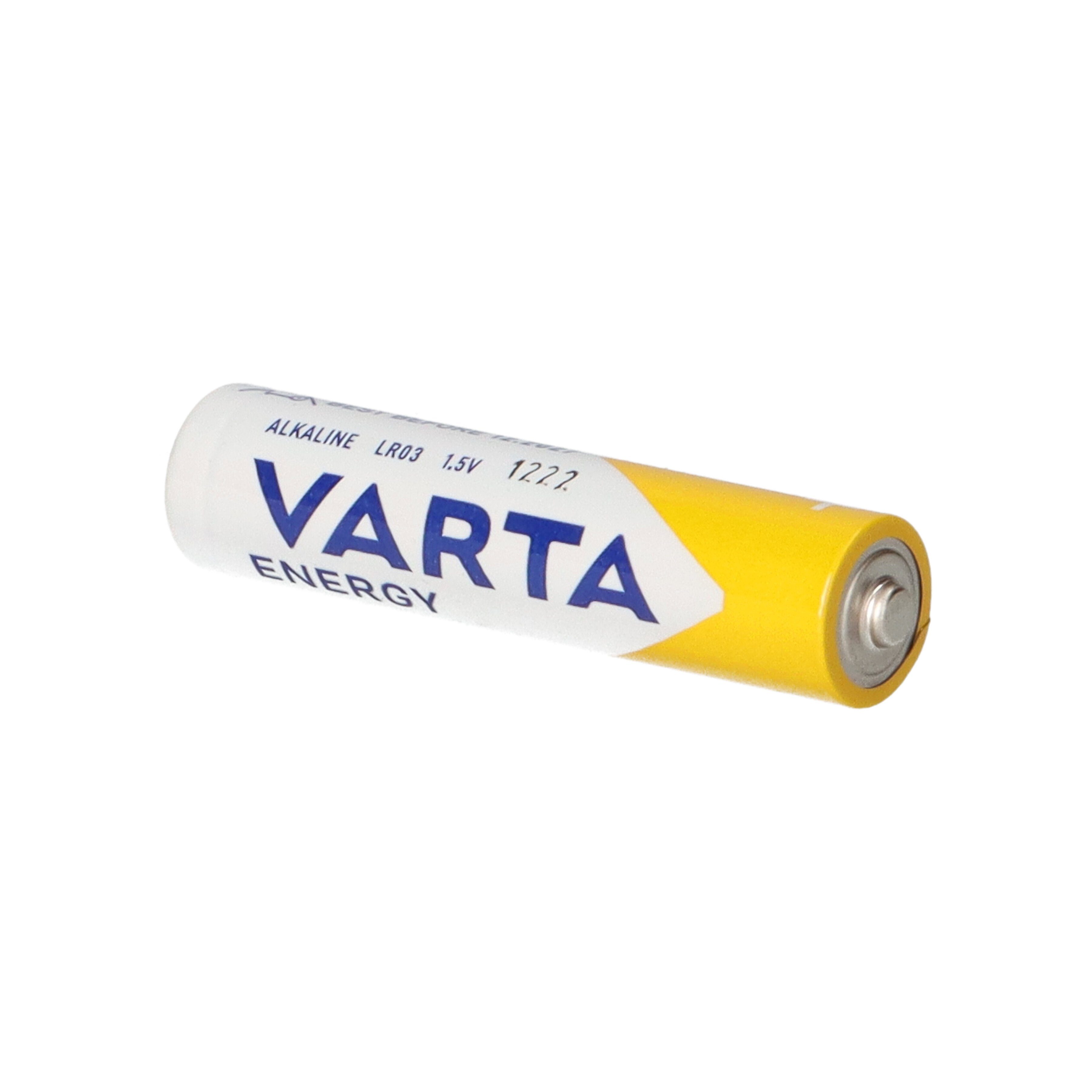 AlMn VARTA Energy Batterie Batterie 4er Blister Micro AAA Varta 1,5V