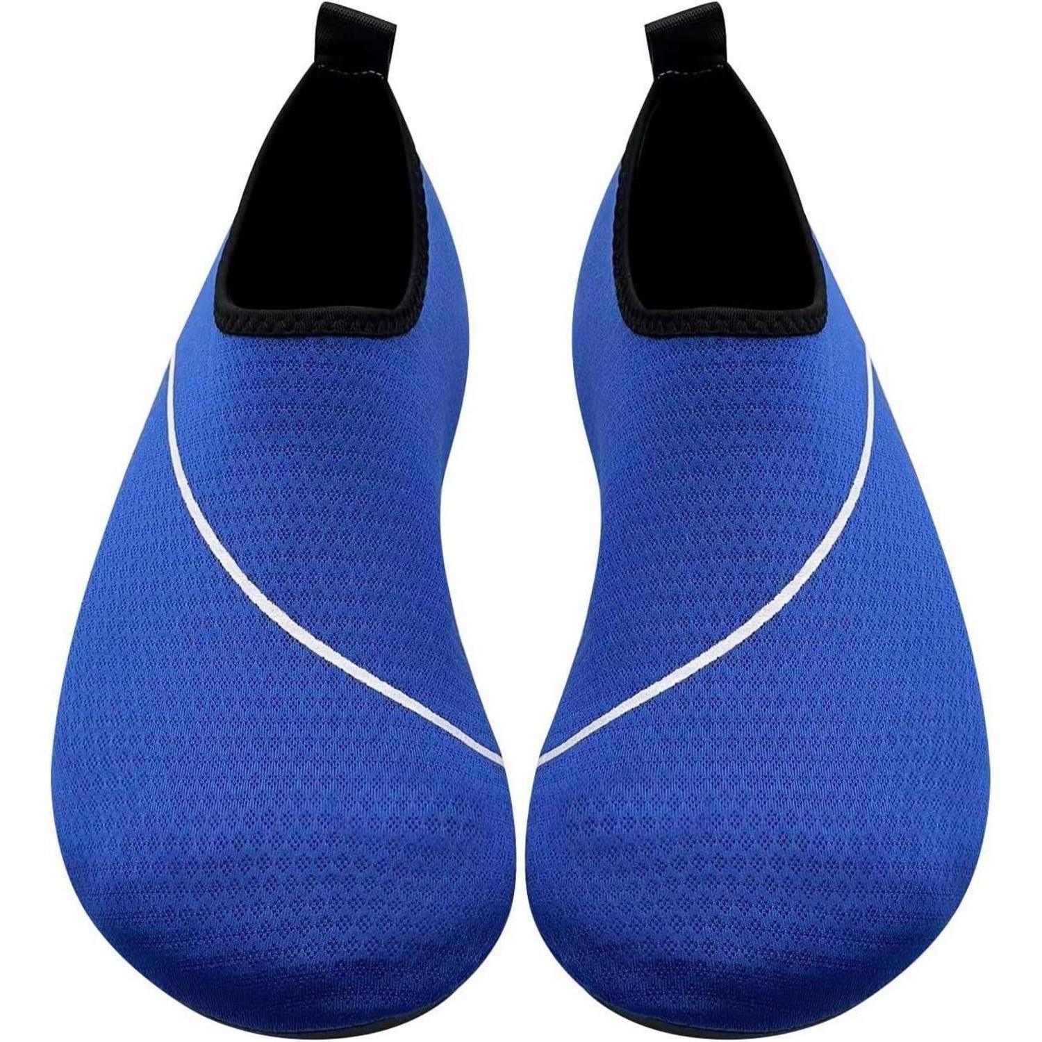 LuxusKollektion Wasserschuhe Herren Damen Aquaschuhe Badeschuhe 42 43 EU 42 Dunkelblau Wasserschuh