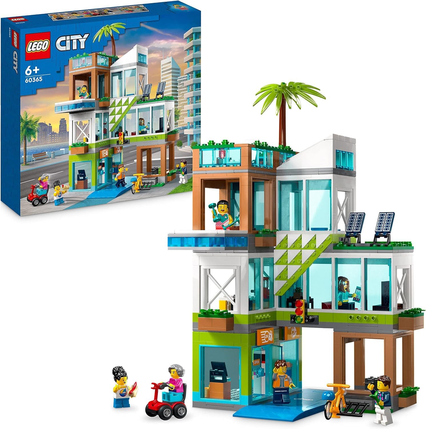 LEGO® City - Appartementhaus mit Solarmodulen (60365) Konstruktions-Spielse günstig online kaufen