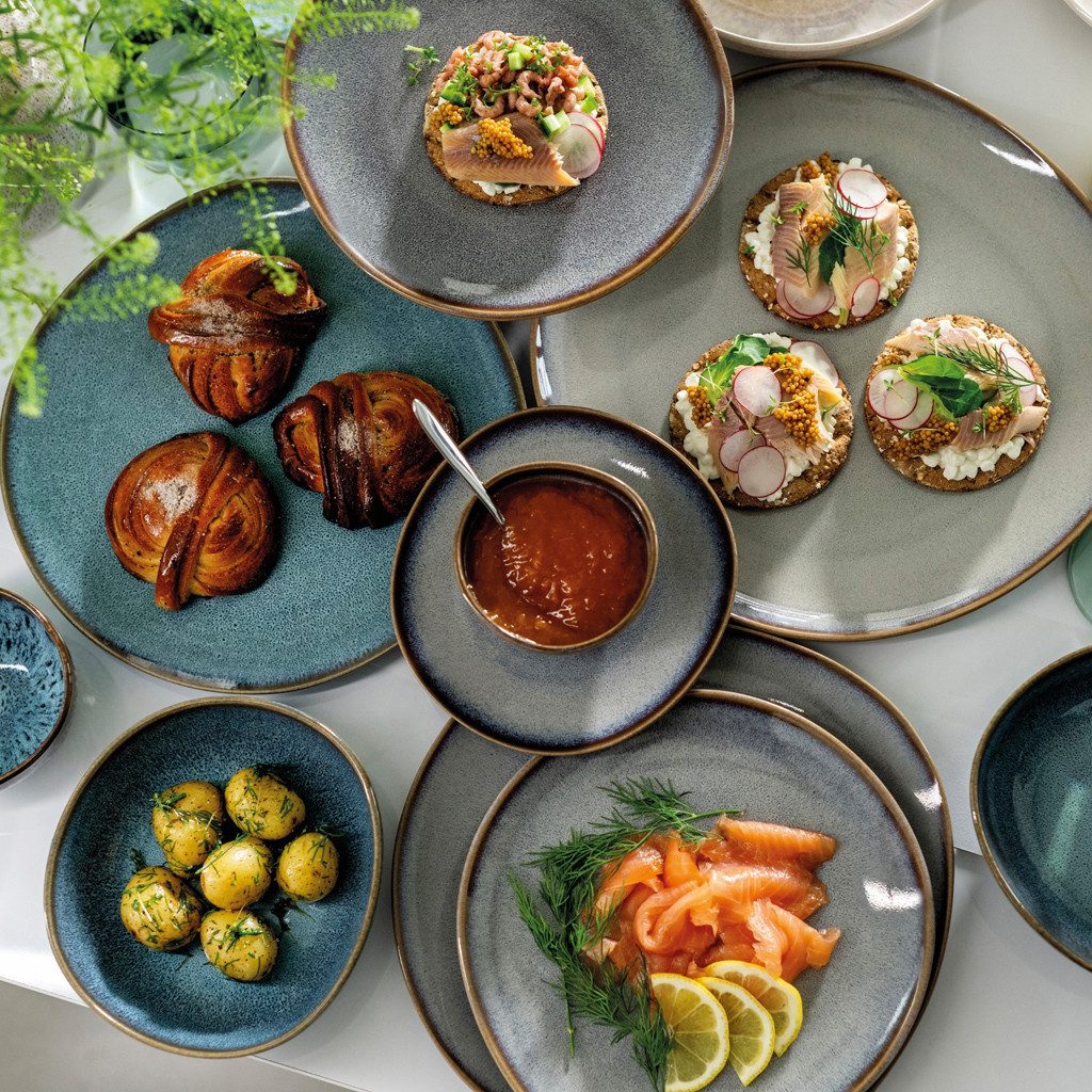 like. by Villeroy & Boch Brotteller Lave Brotteller, (1 St), Steingut, 1 Stck, mikrowellensicher,spülmaschinenfest, Made in Germany