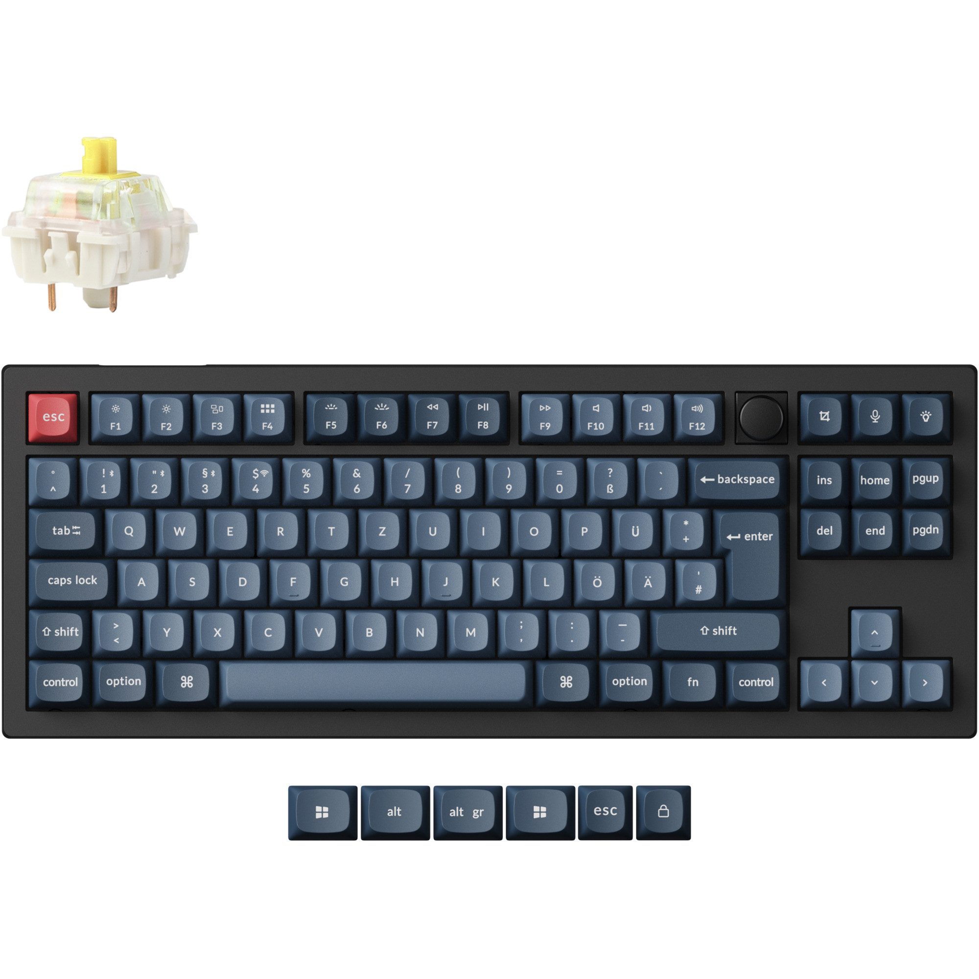 Keychron Keychron V3 Max, Gaming-Tastatur, (Hot-Swap, RGB) Tastatur