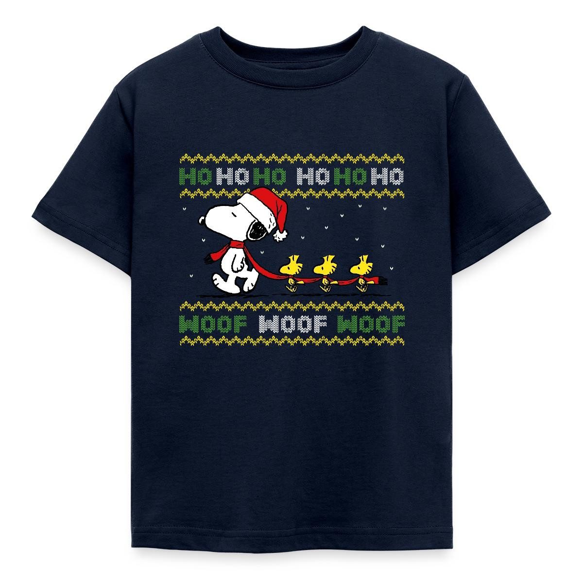 T-Shirt Peanuts Snoopy Hohoho Ugly Christmas Weihnachten Kinder T-Shirt