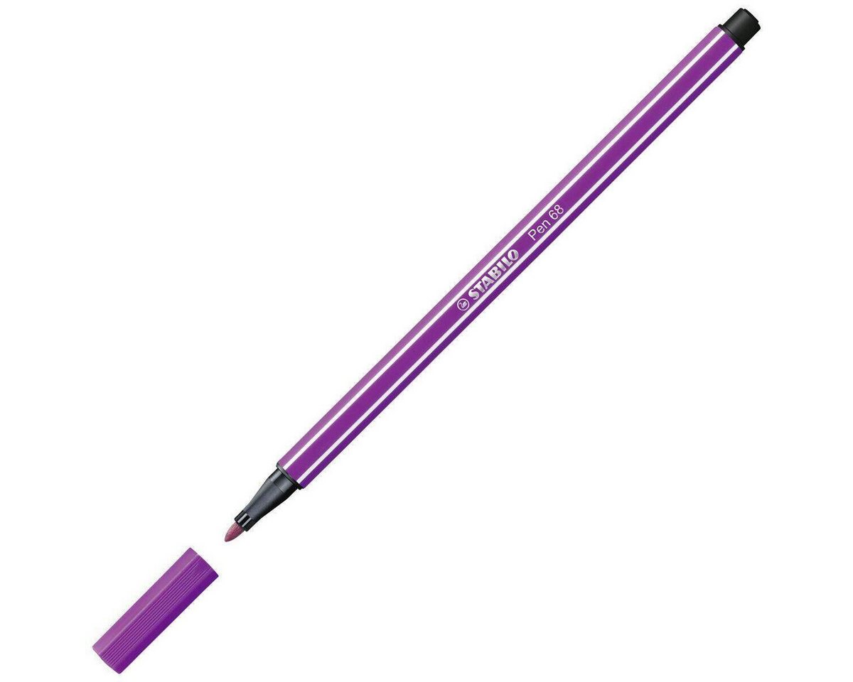 Thumbnail - STABILO Filzstift Premium-Filzstift - STABILO Pen 68 - Einzelstift - lila