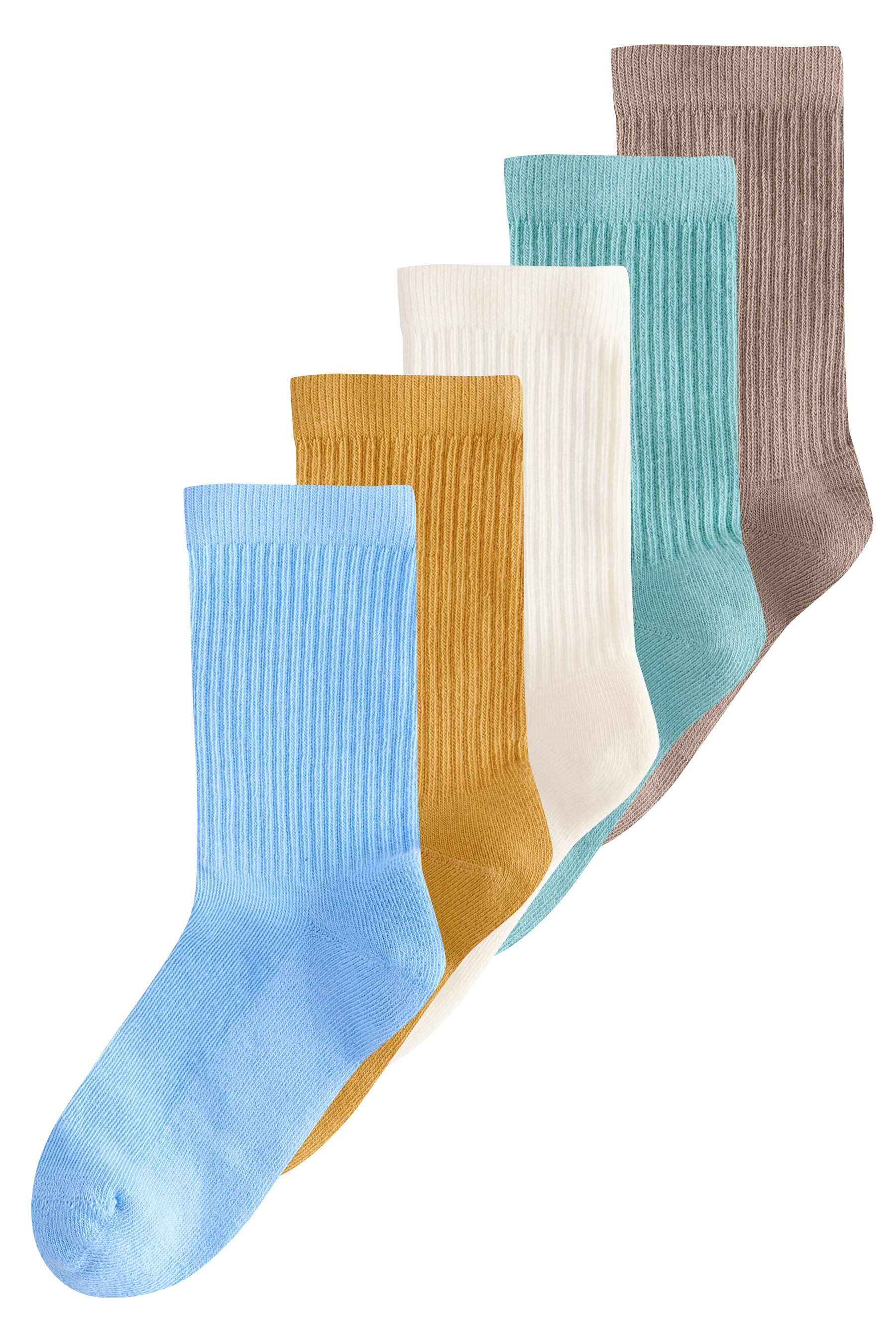 Next Basicsocken Gerippte Socken im 5er-Pack günstig online kaufen