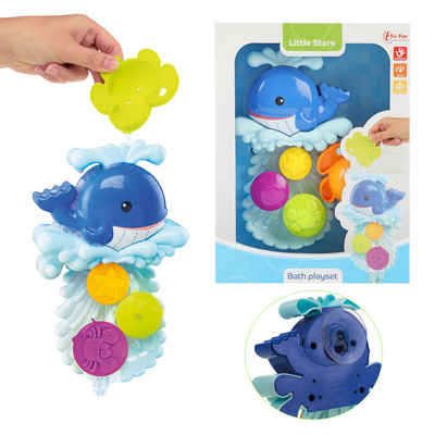 Toi-Toys Badespielzeug Little Stars - Wassermühle mit Saugnapf