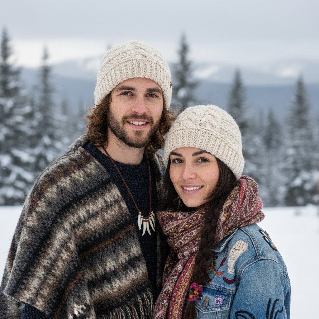 Guru-Shop Strickmütze Einfarbige handgestrickte Wollmütze aus Nepal -.. günstig online kaufen