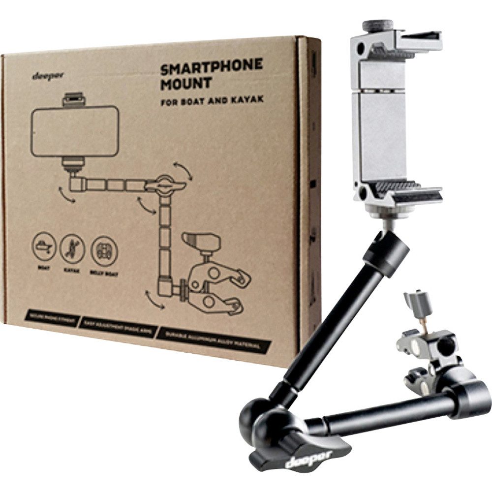deeper Handy-Halterung deeper Deeper Smartphonehalterung für Boote/Kayak Videohalterung Matt
