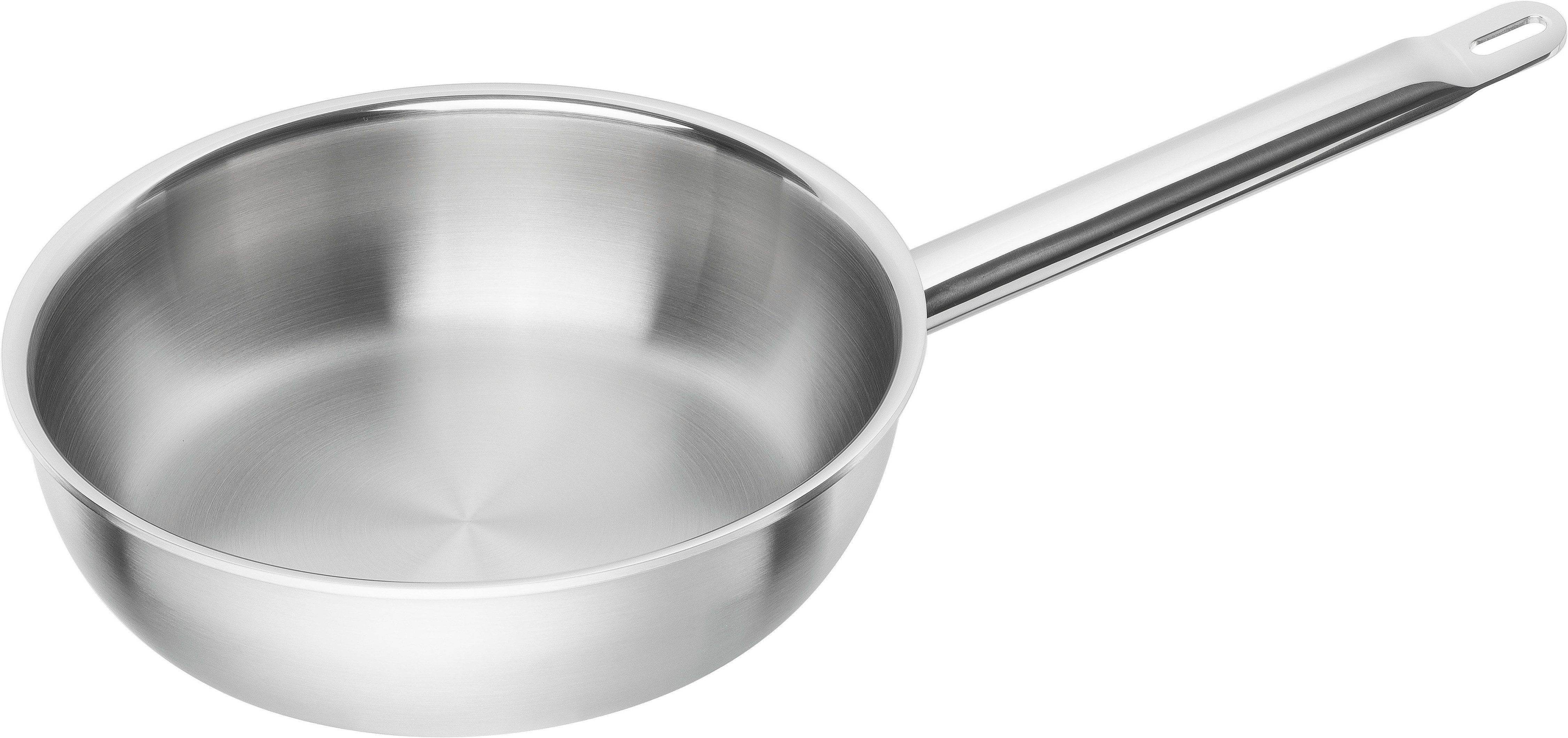 Zwilling Bratpfanne Pro, Edelstahl 18/10 (1-tlg), 18/10 Edelstahl, Sigma Clad Boden, breiter Schüttrand