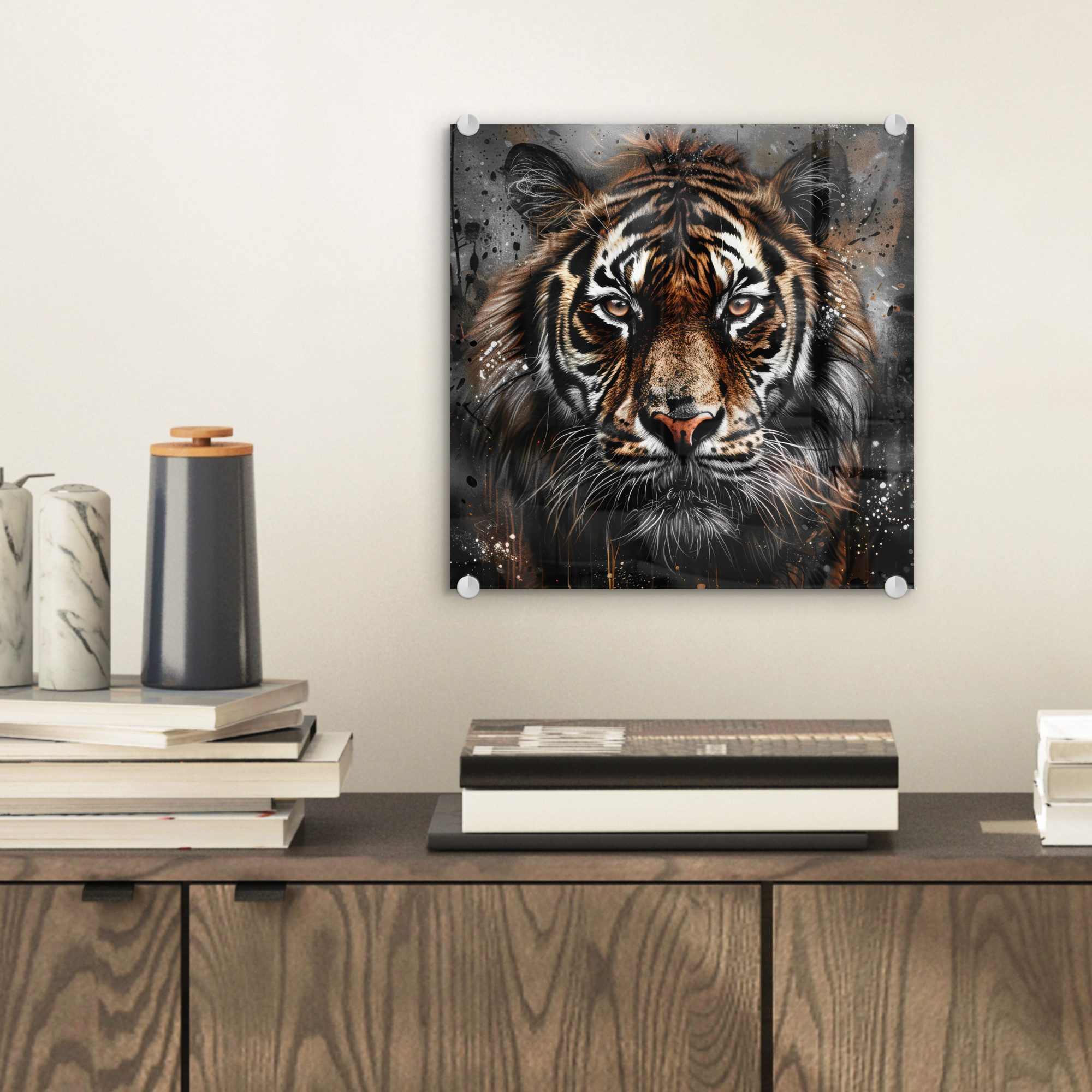 MuchoWow Acrylglasbild Tiger - Tiere - günstig online kaufen
