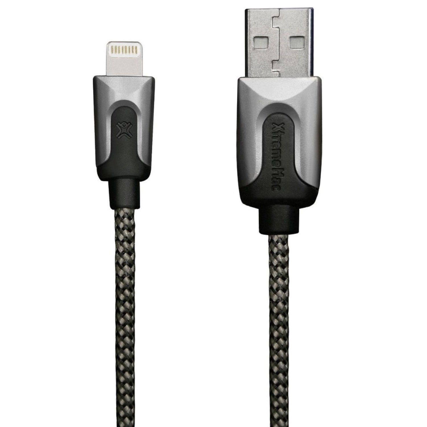 XtremeMac HQ Premium Lightning-Kabel 2m Black Smartphone-Kabel, USB Typ A, Apple Lightning, Lightning-Stecker Laden + Datenkabel für Apple iPhone, iPad und iPod