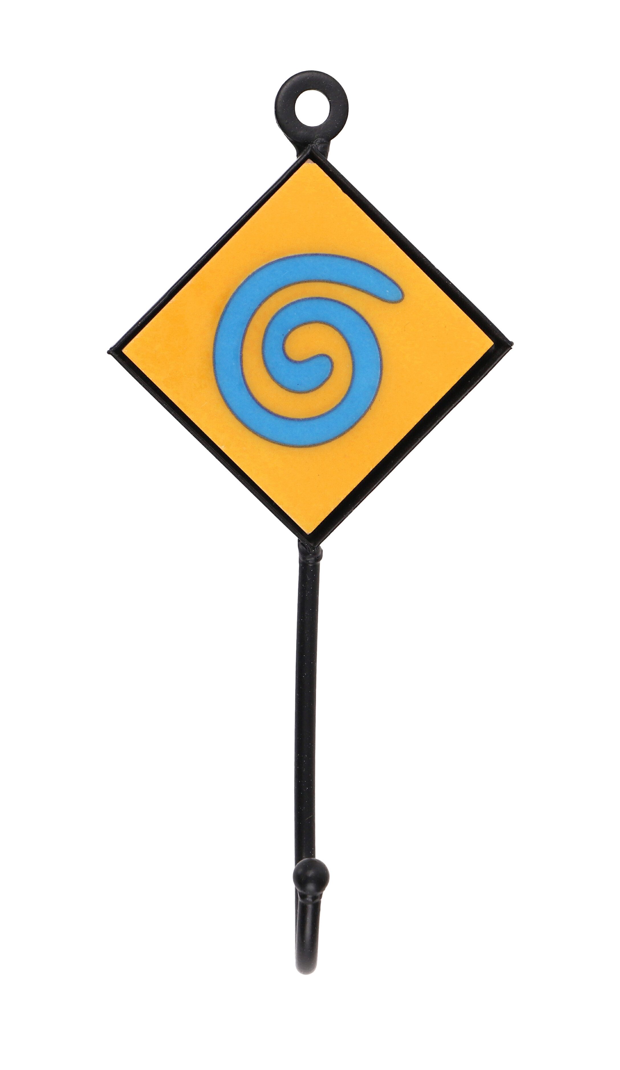 Guru-Shop Kleiderhaken Wandhaken, Garderobenhaken mit handgefertigter..