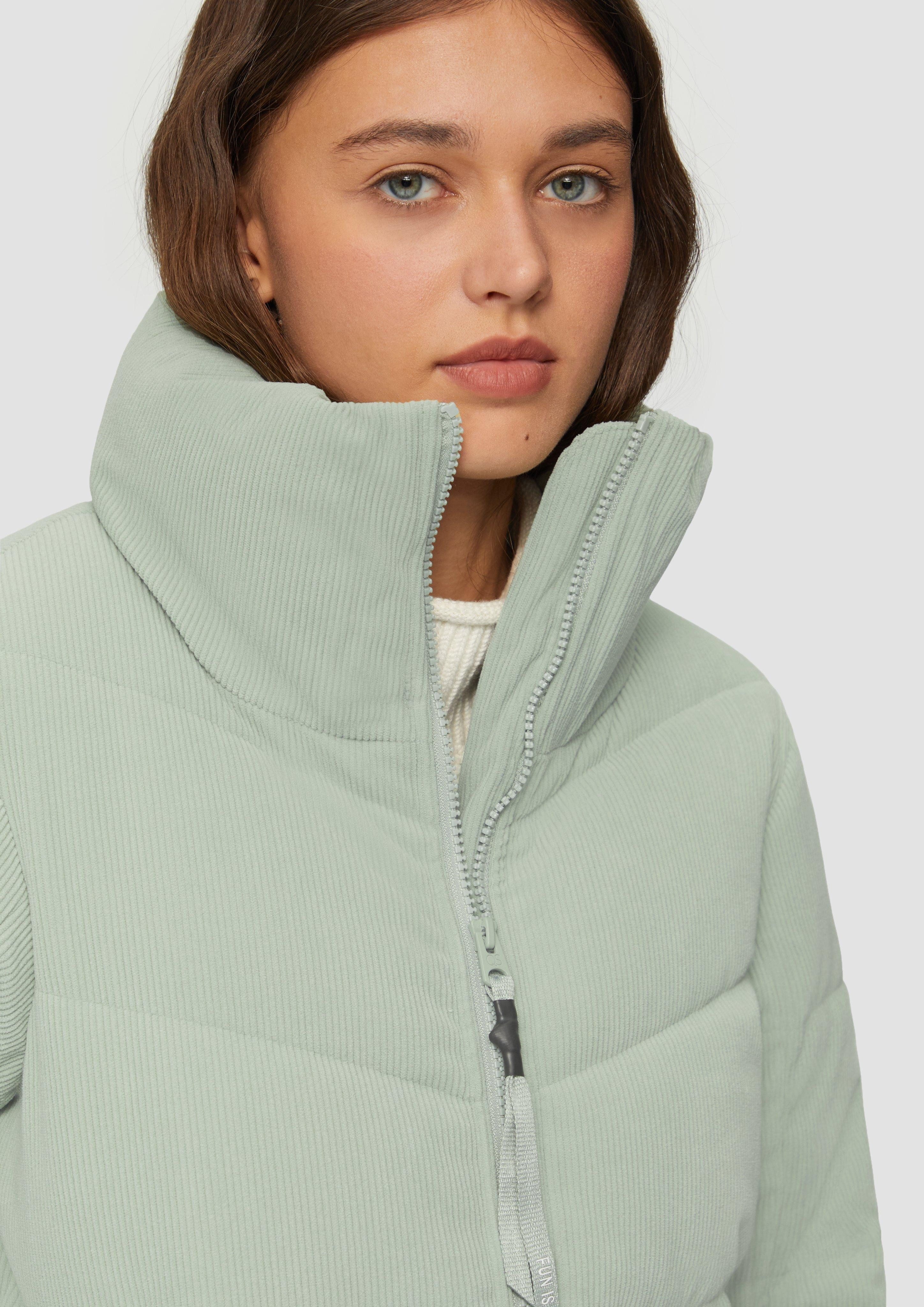 QS Outdoorjacke Wattierte Jacke aus Cord günstig online kaufen