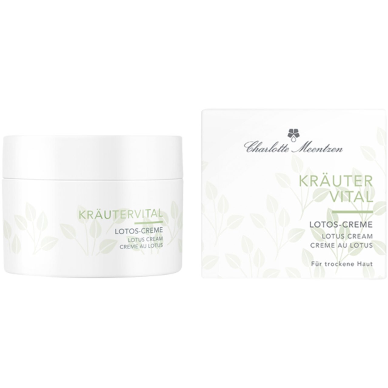 Charlotte Meentzen Nachtcreme Kräutervital Lotos-Creme, Все Hauttypen