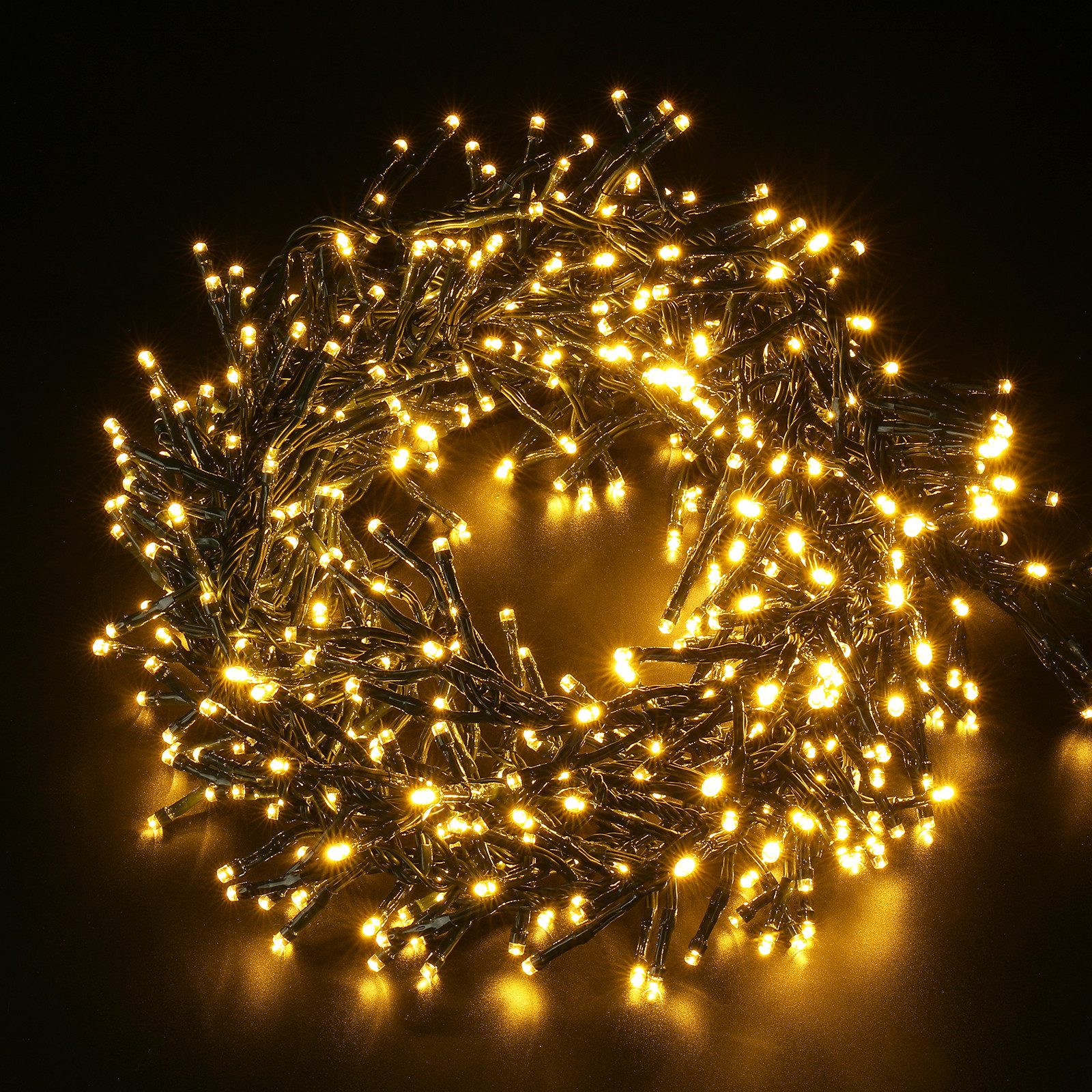Elegear LED-Lichterkette 3/6m LED Lichterkette Außen & Innen mit 600/800 warmweißen LEDs, 8 Modi, Timer Funktion, ideale Weihnachtsdeko für Garten & Fenster