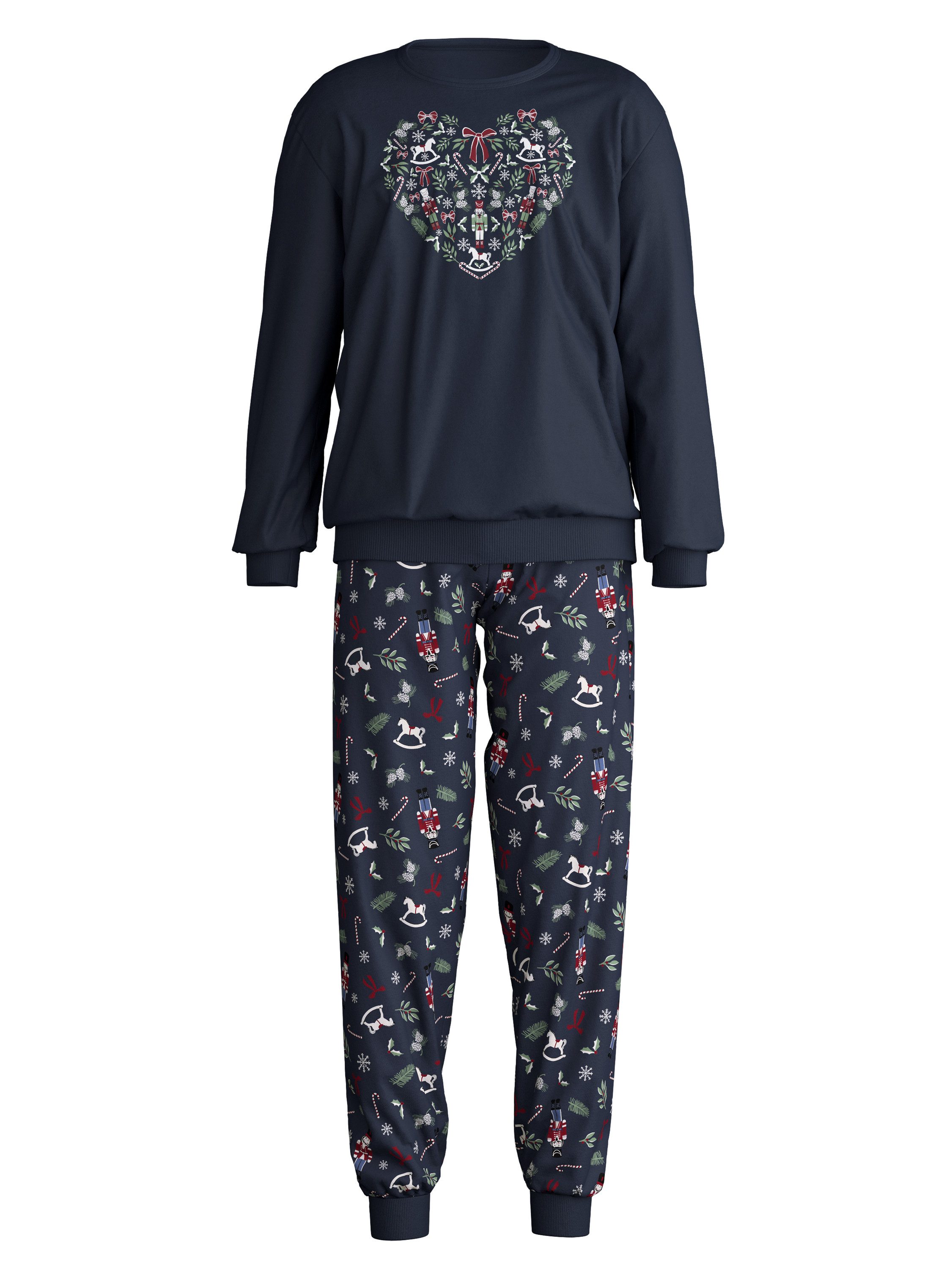 CALIDA Pyjama Family & Friends Kinder (2 tlg) weich, bequem mit Bündchen