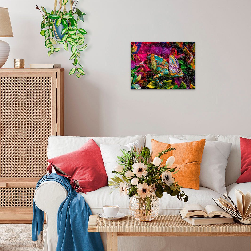 Ravensburger Puzzle Colorful Animals, Chameleon, 500 Puzzleteile, Made in G günstig online kaufen