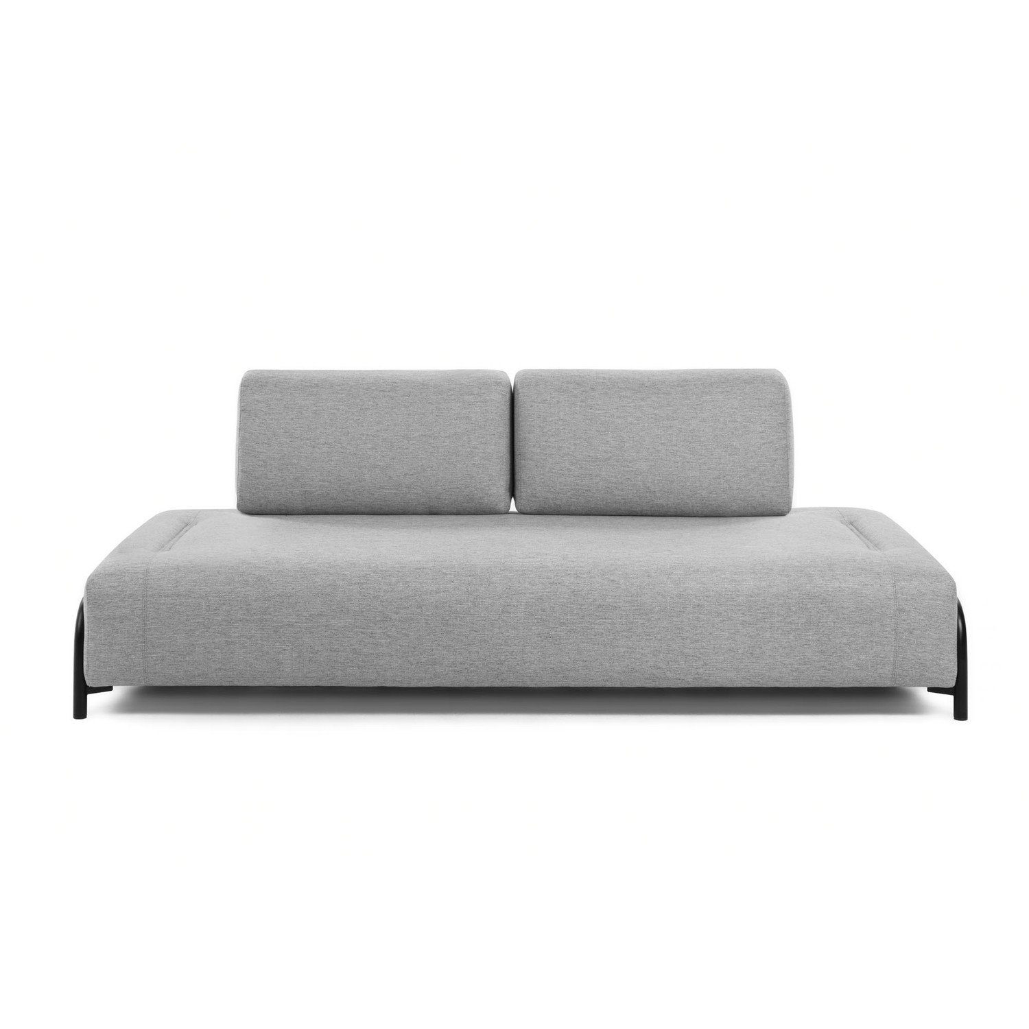 Natur24 Sofa Sofa Compo 3-Sitzer Modul hellgrau 232cm Couch | Alle Sofas